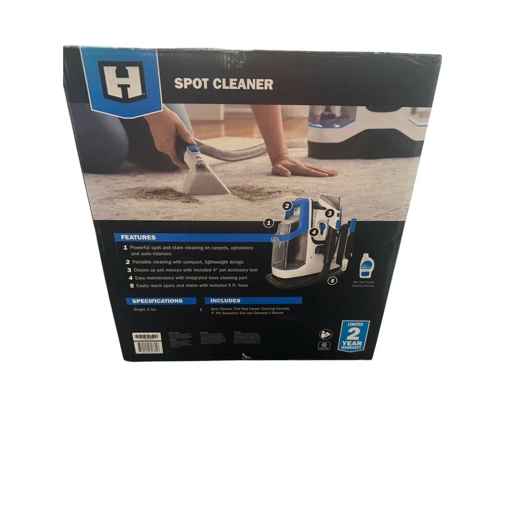 HART Corded Spot‎ Cleaner with Pet Accessory Tool, 51oz Tank & 5 Foot Hose NEW